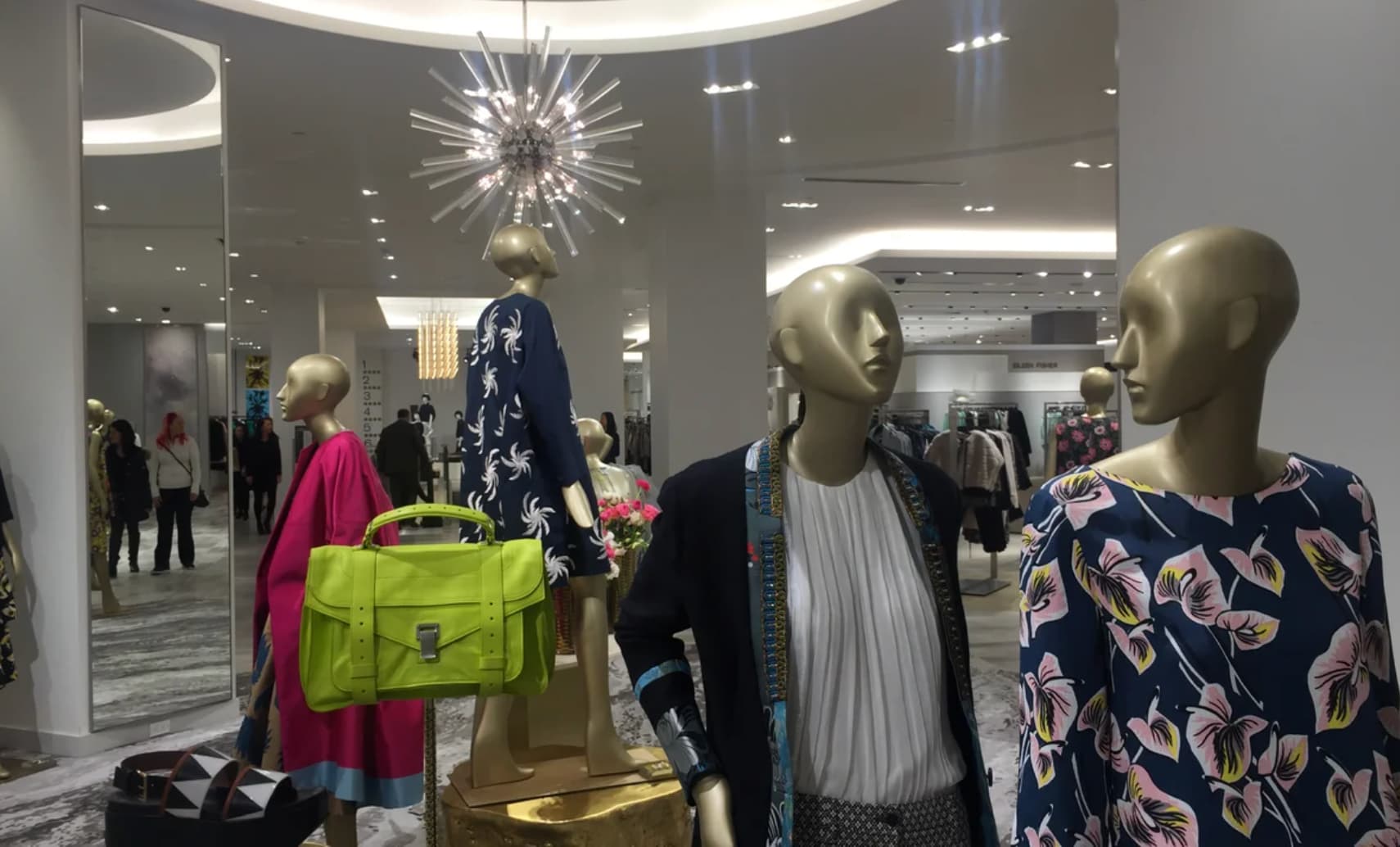 “Some stores use mannequins that are watching shoppers and gathering data with their camera eyes. Also using facial recognition software.”